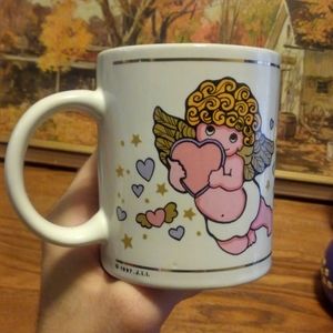 💘 Vtg 90s Cupid Coffee Mug ☕ ❤️ Valentine's Day